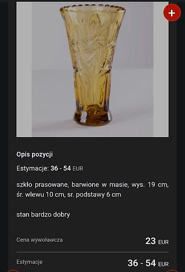 Ostali antikviteti: Vaza 1971g Zabkowice Poljska. Poljska vaza,presovano staklo,nigde — 3