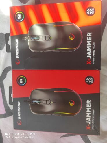 Mauslar: Yusek suretli 7200 dpi mausu.Rgb hereketli isiq funksiyali.Horgulu — 9