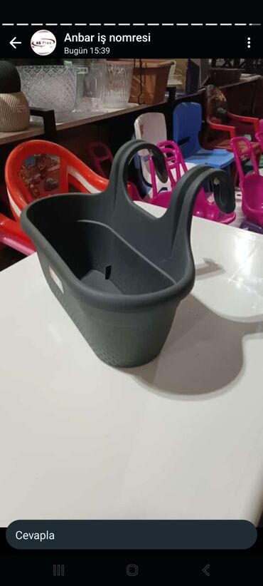 Bitkilər üçün dibçəklər: Dipçəklərin topdan və Pərakəndə satışı. Anbardan satış. Hansı formada — 12