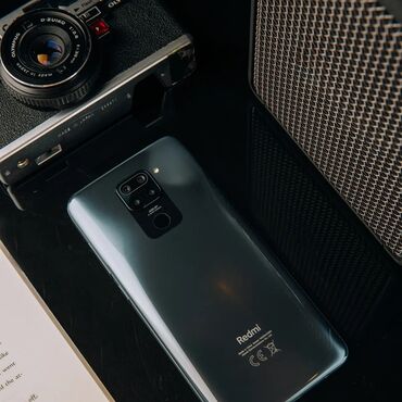 ddr 5: Redmi, Redmi Note 9, 64 ГБ, түсү - Кара, 2 SIM