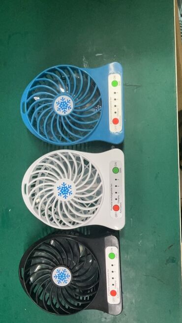 Вентиляторы: Маленький вентилятор на рабочем столе, из китайской фабрики, дешевый