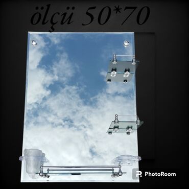 Güzgülər: Güzgü Divar üçün, Kvadrat, Hamam üçün, Naxışlı — 28