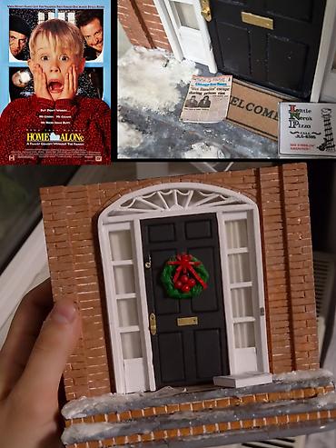 ovcular evi: Evdə Tək filminin dioraması ( miniatür )işığıda var içində — 1