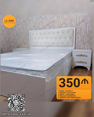 carpayi taxt: Двуспальная кровать, С подъемным механизмом, С матрасом