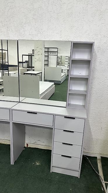 Комоды для одежды: Комод для одежды, Новый, С зеркалом, ЛДСП, цвет - Белый, Серый, Бежевый, Бесплатная доставка — 3