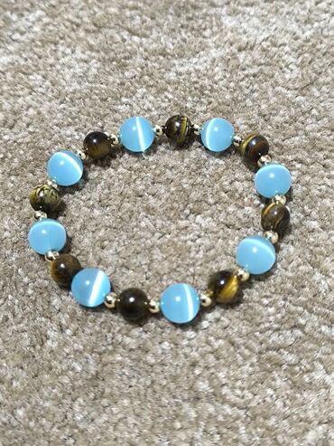 Bilərziklər: Əl işi bilərziklər dəsti - Materiallar: şüşə/daş boncuklar, bəzək — 13