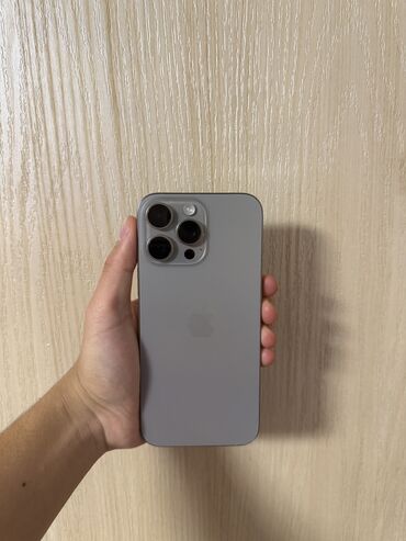 поко х7 про цена бишкек: IPhone 16 Pro Max, Б/у, 512 ГБ, Natural Titanium, Кабель, Коробка, 100 %