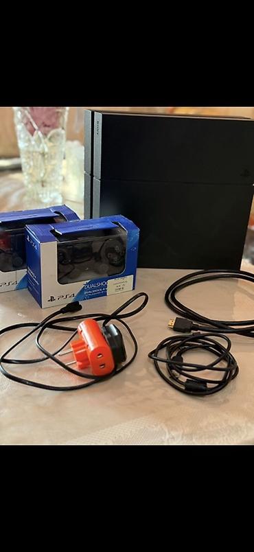 playstation 4 satışı: PlayStation 4 Fat - 1TB yaddaş - 2 ədəd DualShock 4 idarəetmə pultu - — 1