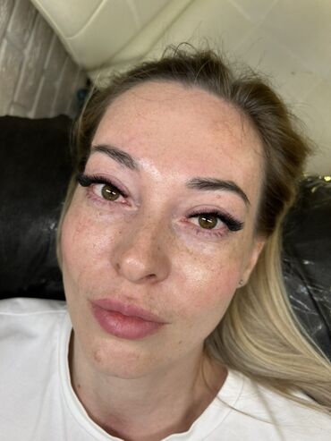 наращивание ресниц с выездом на дом: Наращивание ресниц - Объем: выразительный, ближе к 2D–3D (густое