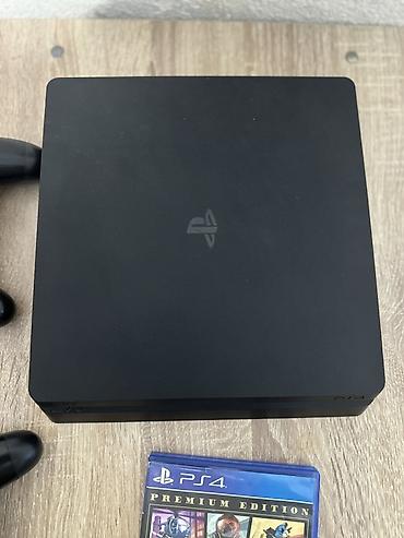 dualshock 4: PlayStation 4 Slim + 2 геймпада + 80 игр + диск гта 5. Не шумит, в — 8