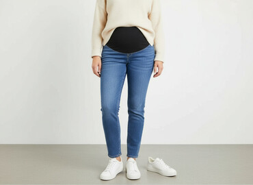 jeansy z naszywkami: H&M, Jeansy damskie, rozmiar XL