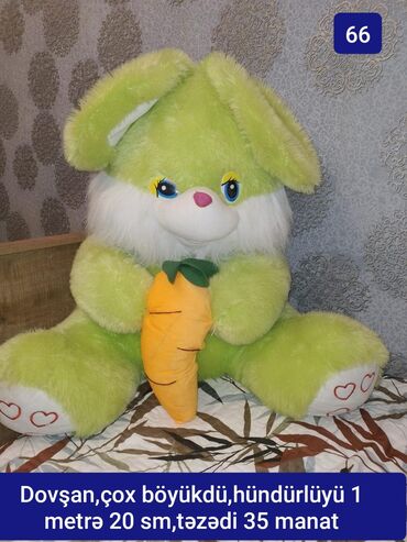 bmw 6 серия 628csi 4mt: - Nəhəng ölçülü yumşaq oyuncağı dovşan - Rəng: açıq yaşıl, ağ