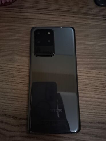 telefon ekranı: Samsung Galaxy S20 Ultra, 128 GB, rəng - Boz, Sensor, Barmaq izi