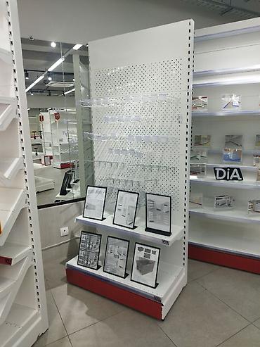 Стеллажи: Стеллажи полки торговые в магазин, сборные полки, железная мебель — 10