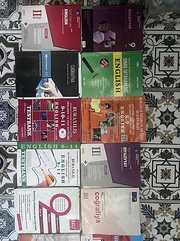 Школьные учебники: Dərs və hazırlıq üçün kitablar toplusu Şəkildə görünən bütün kitablar — 1