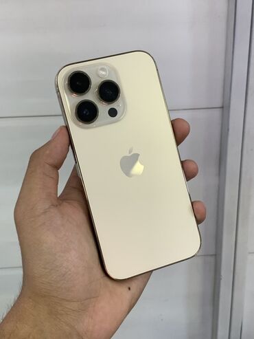 камера задняя: IPhone 14 Pro, 256 ГБ, Золотой, 92 %