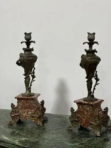 RS - Other Antique Decor: Svecnjaci u paru Dobro stanje Licno preuzimanje ili prevoz uz dogovor — 10