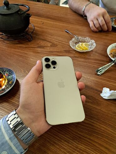 IPhone 12 Pro Max, 256 GB, Qızılı, Face ID