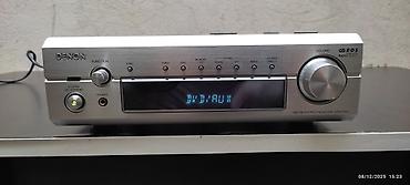 ses sistemi: Denon DRA-F101 AM/FM Stereo Receiver + orijinal pult - Kompakt “slim” — 8