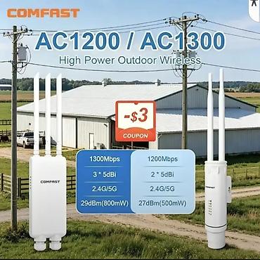 modem satisi: MODEM üçün WIFI uzadıcı( 300 metrə qədər) REPİTOR "COMFAST AC1200 — 2