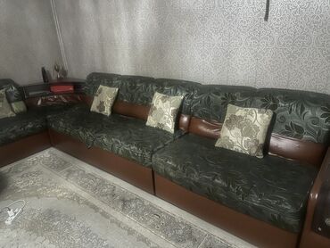 мебель диваны бу: Угловой диван, C подушками, Трёхместный и более
