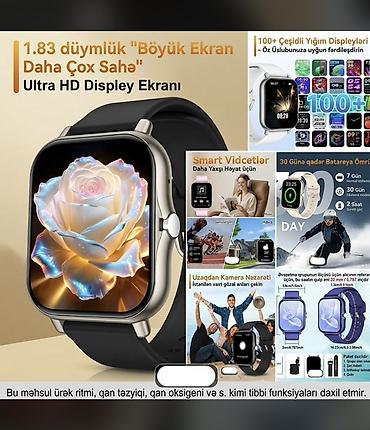 Aksesuarlar: Yeni, Smart saat, Kamera, rəng - Qara — 3