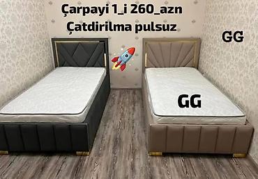 gəncə mebel: Yeni, Təknəfərlik çarpayı, Bazasız, Matras ilə, Siyirməsiz — 1