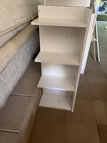 skaf ucuz: Ağ rəngli modul mebel dəsti - Material: MDF/Laminit, parlaq ağ səth — 6