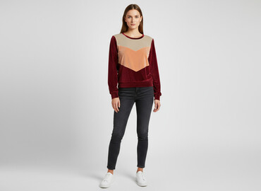zalando t shirty guess femme: Echo, Women`s sweatshirt, size XS