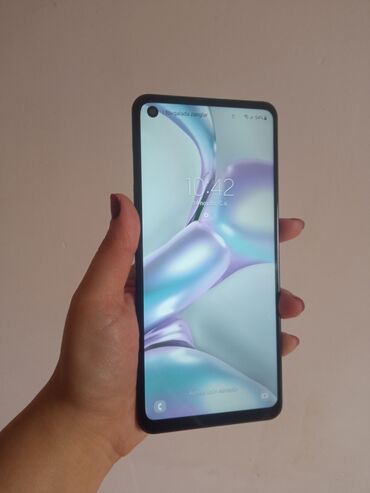 Samsung: Samsung Galaxy A21S, 64 GB, rəng - Göy, Barmaq izi, İki sim kartlı