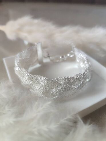 Bracelets: Multi-layered bracelet, Material: Silver