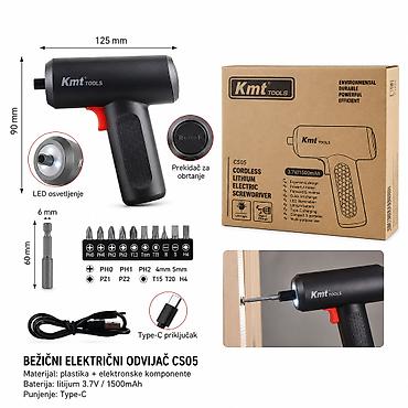 KMT 3.7V litijumski odvijač 2385973 Opis: - Bežični električni