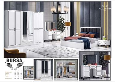 zeytun yağı qiyməti: İkinəfərlik çarpayı, Dolab, Termo, 2 tumba, Türkiyə, Yeni