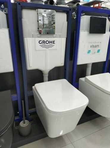адаптер для унитаза: Asma tualet sistemi – GROHE gömülü çən və keramika asma unitaz -