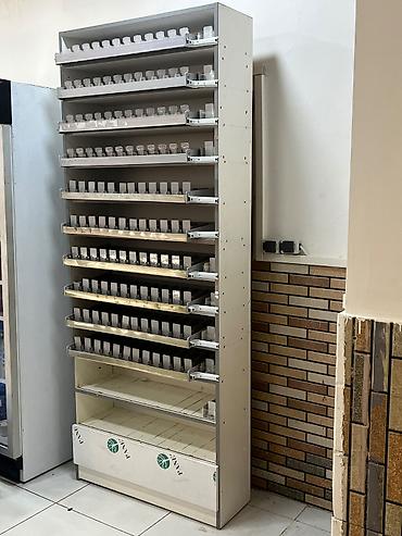 Rəf vitrinləri: Sigaret Vitrini satılır ideal veziyetdedir 120 çeşid ve 200 blok — 5
