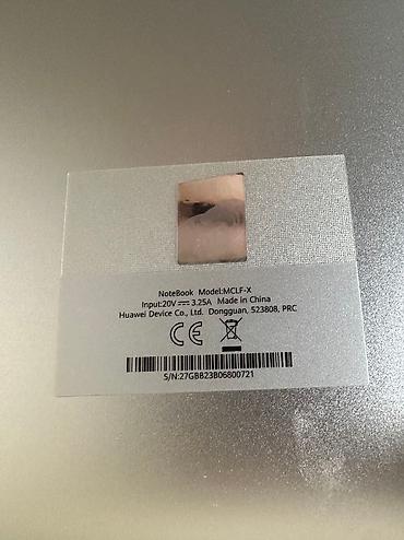 Ноутбуки: Ноутбук, Huawei, 8 ГБ ОЗУ, Intel Core i5, 16 ", Б/у, Для несложных задач, память SSD — 4