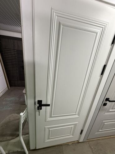 пластиковые двери межкомнатные: Межкомнатная глухая дверь, МДФ, Окрашенная, цвет - Белый