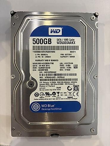 Hard disk wd blue 500gb 100%
