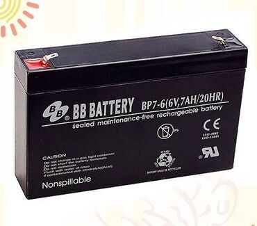 Батареи для ноутбуков: Аккумулятор для ИБП / UPS. Аккумуляторная батарея BB BATTERY BP7-6
