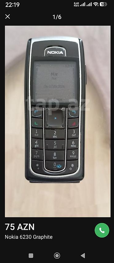 Nokia rəng - Boz, Düyməli