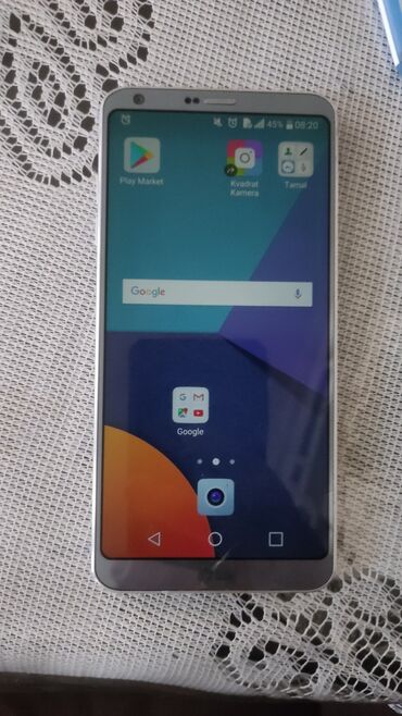 işlenmis telefonlar: LG G6, 32 GB, rəng - Boz, Sensor, Barmaq izi, Face ID