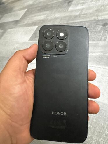 телефон fly ezzy: Honor 8, 128 GB, rəng - Qara, Barmaq izi