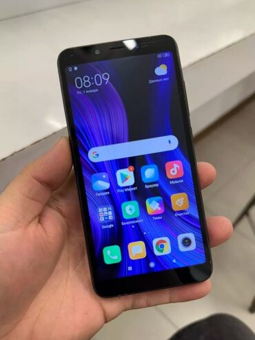 xiaomi телефоны: Xiaomi, Redmi 6A, Б/у, 16 ГБ, цвет - Черный, 2 SIM