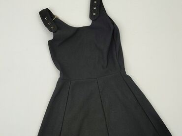 czarna sukienka letnia: Sukienka, 8 lat, 122-128 cm, stan - Dobry