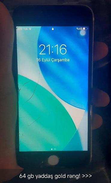 iphone 11 pro 2 ci əl: IPhone 6s, 64 GB, Qızılı, Barmaq izi — 1