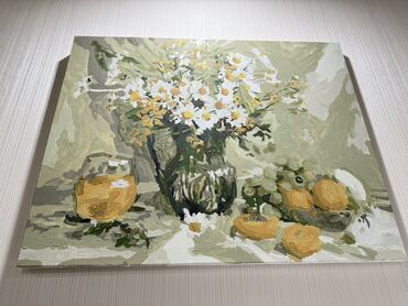 матча японский чай купить: Эстетичная настенная картина с цветочным натюрмортом, выполненная в