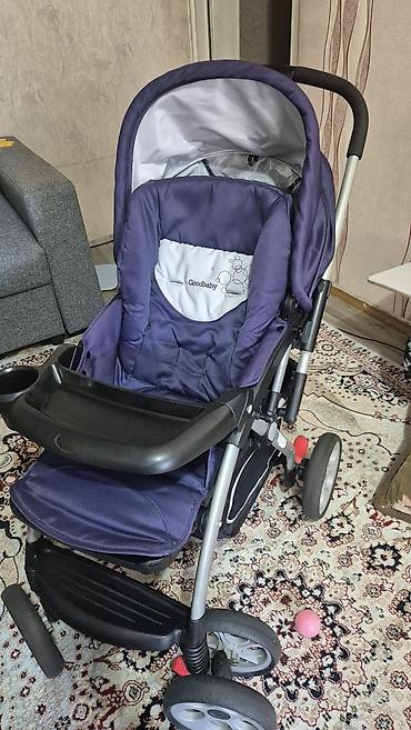 коляски goodbaby: Коляска, цвет - Фиолетовый, Б/у, Самовывоз — 4