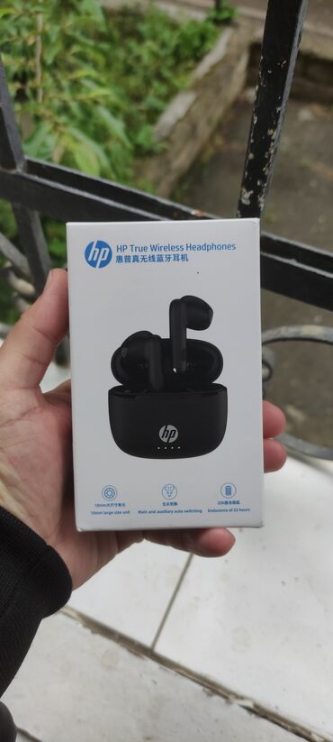 Qulaqcıqlar: Yeni Simsiz (Bluetooth) Qulaqcıqlar, HP, rəng - Qara