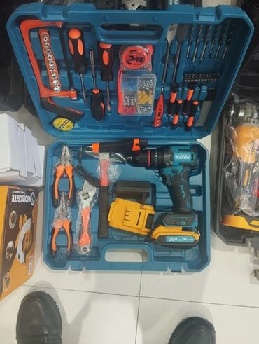Qapılar və aksessuarlar: Yeni Zərbəli drel Akkumulatorlu, Pulsuz çatdırılma