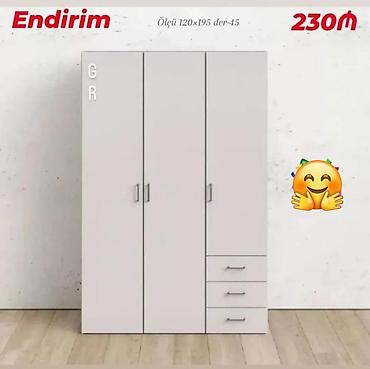 Другие шкафы: Dolab yeni qarderob paltar dolabı güzgüsüz 3 qapılı — 1